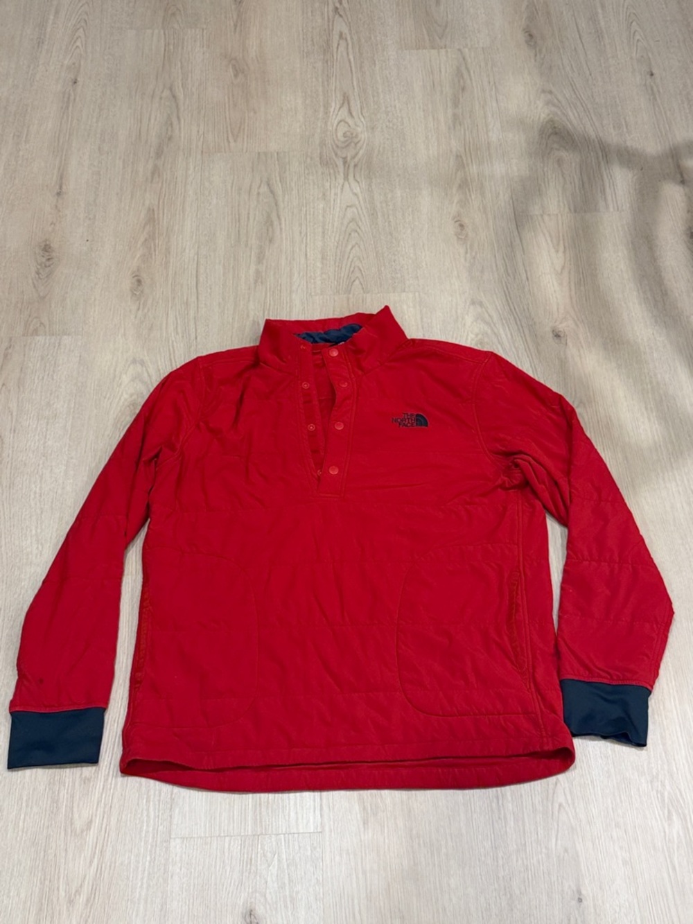 The North Face large Men's Red Pullover with Trim